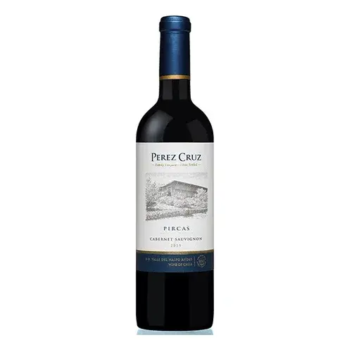 Botella de Pircas Cabernet Sauvignon, tinto